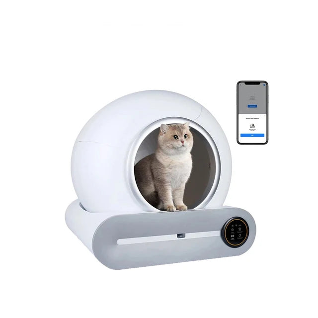 Smart Cat Litter Box Self Cleaning Fully Enclosed